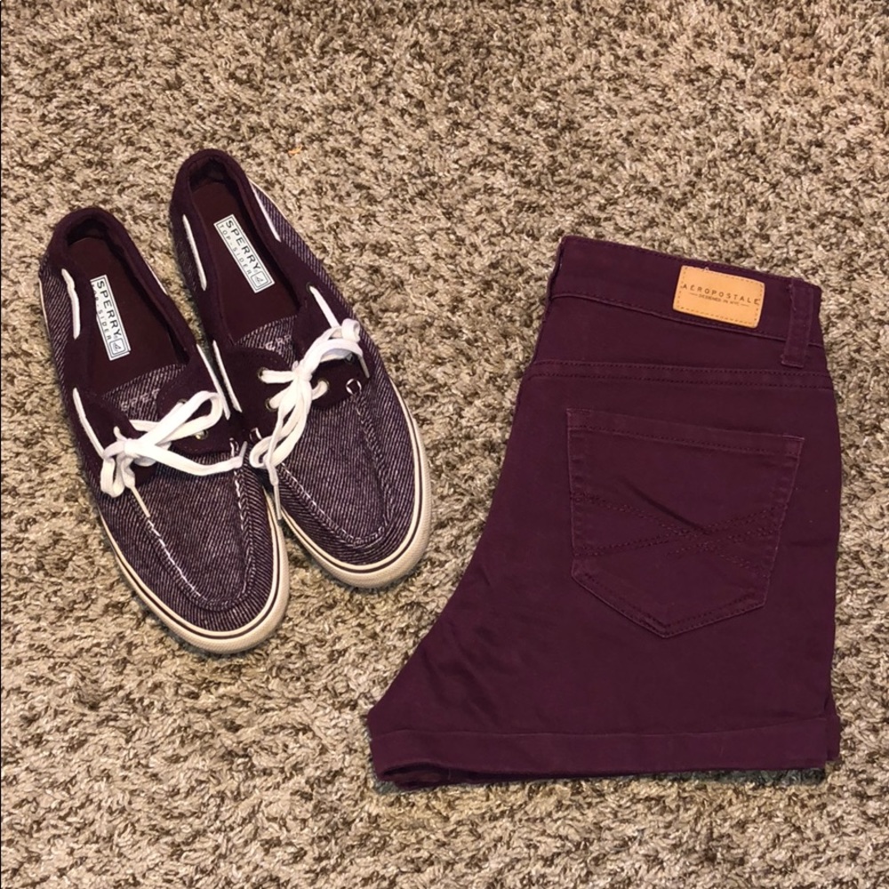 Aeropostale High Waisted Midi Shorts
